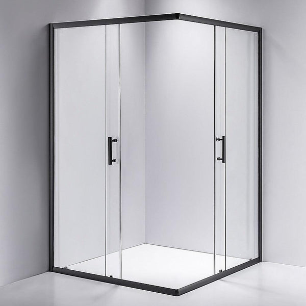 1200 x 1000mm Sliding Door Nano Safety Glass Shower Screen By Della Francesca - John Cootes