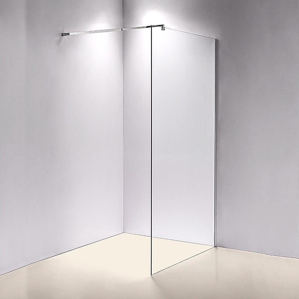 1200 x 2000mm Frameless 10mm Safety Glass Shower Screen - John Cootes
