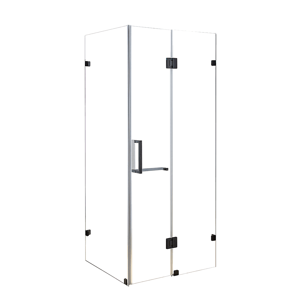 1200 x 700mm Frameless 10mm Glass Shower Screen By Della Francesca - John Cootes