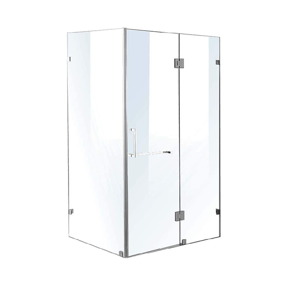 1200 x 900mm Frameless 10mm Glass Shower Screen By Della Francesca - John Cootes