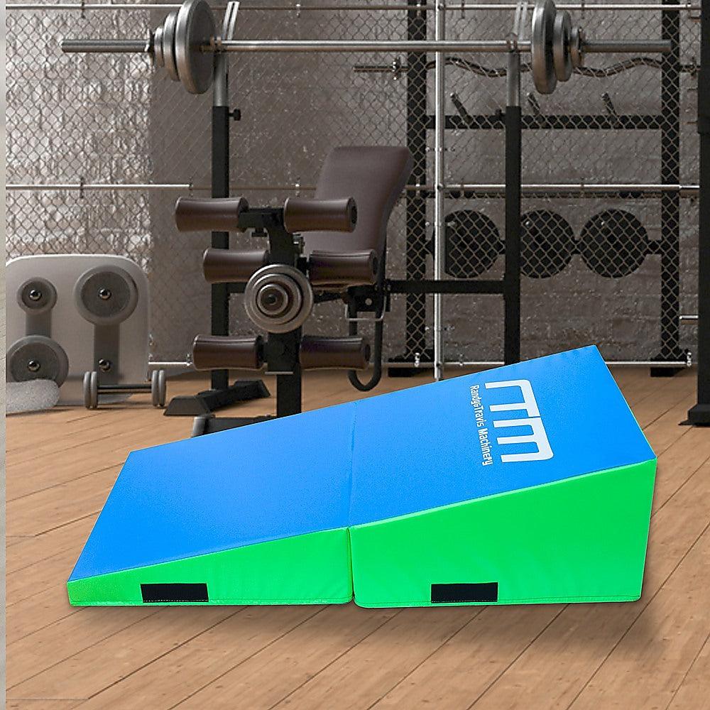 120x60x35cm Foldable Soft Incline Gymnastics Mat Wedge Yoga Gym Balance Training - John Cootes