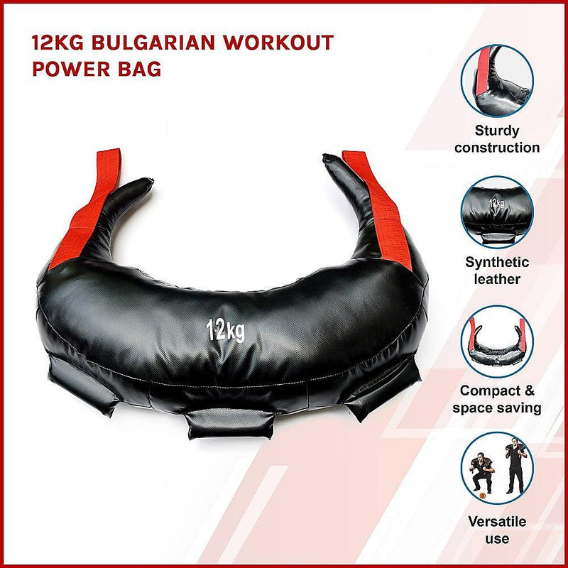 12kg Bulgarian Workout Power Bag - John Cootes