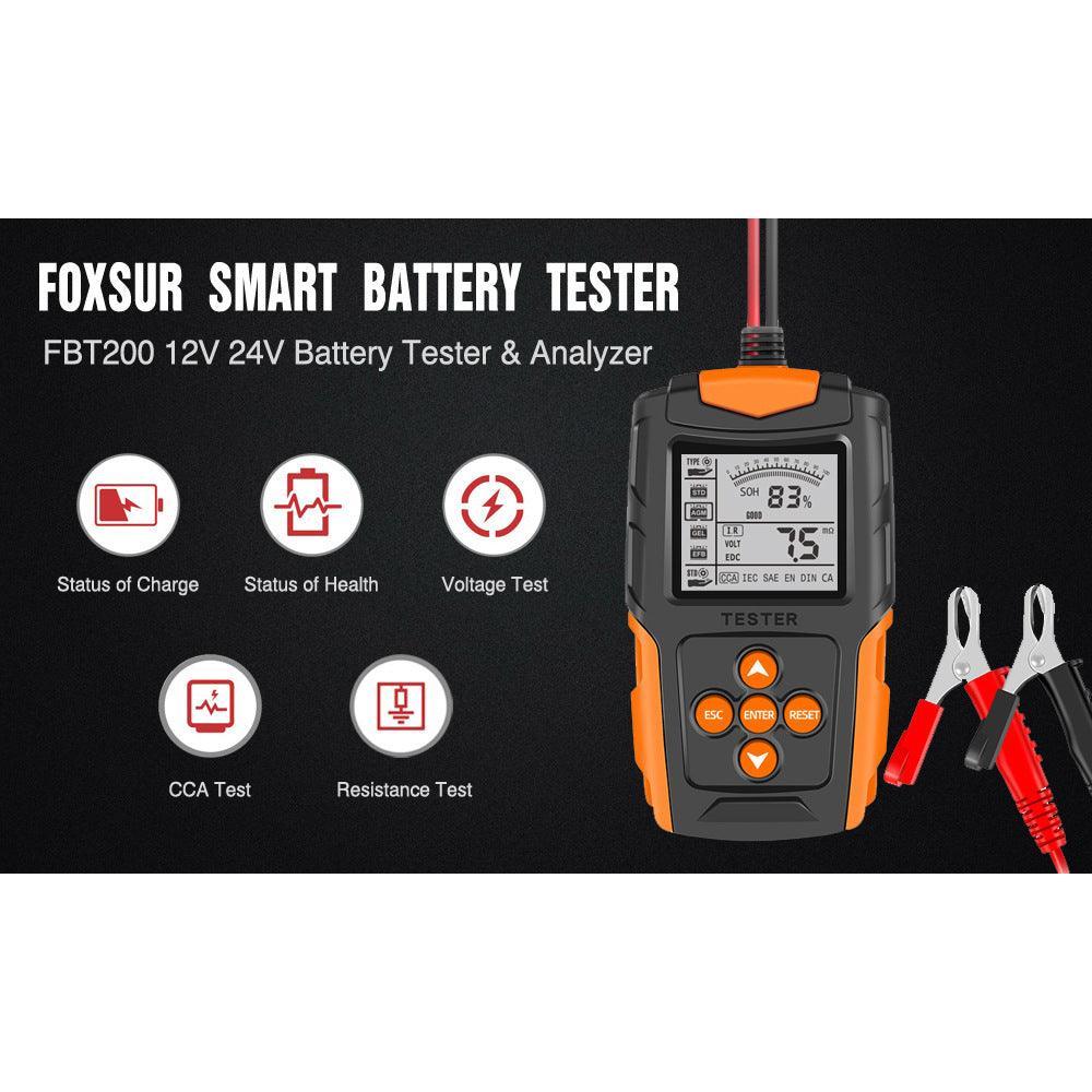 12V 24V Car battery tester LCD Battery Analyzer Test Tool For Car Truck - John Cootes