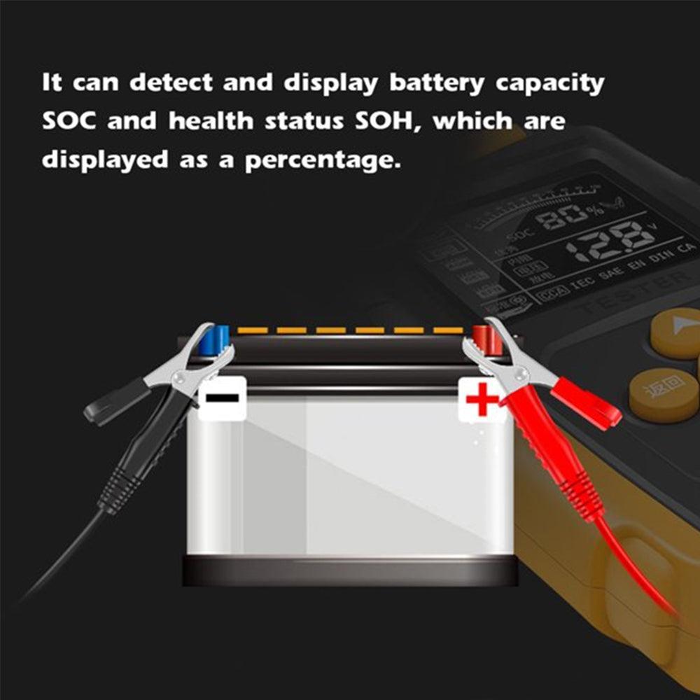 12V 24V Car battery tester LCD Battery Analyzer Test Tool For Car Truck - John Cootes