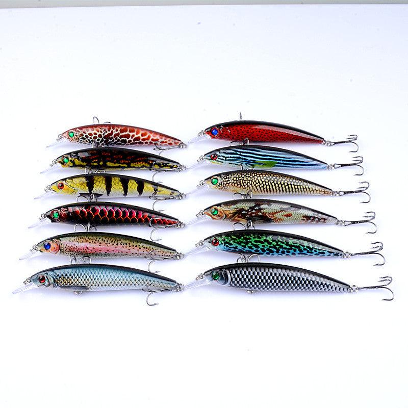 12x Popper Poppers 14cm Fishing Lure Lures Surface Tackle Fresh Saltwater - John Cootes