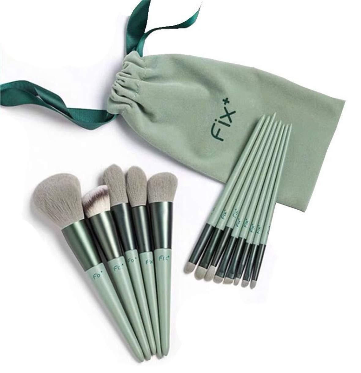 13 Pcs Makeup Brushes Sets Synthetic Foundation Blending Concealer Eye Shadow - John Cootes