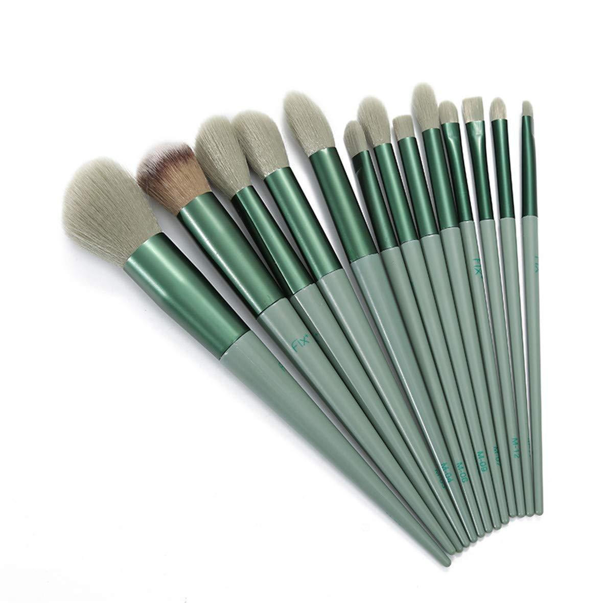 13 Pcs Makeup Brushes Sets Synthetic Foundation Blending Concealer Eye Shadow - John Cootes