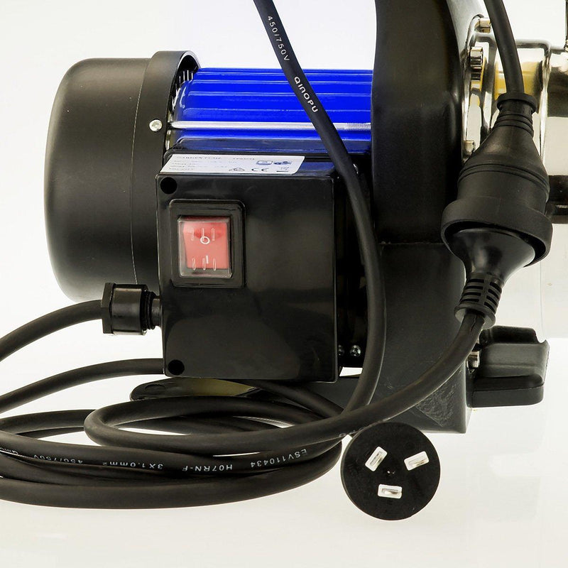 1400w Automatic stainless electric water pump - Blue - John Cootes