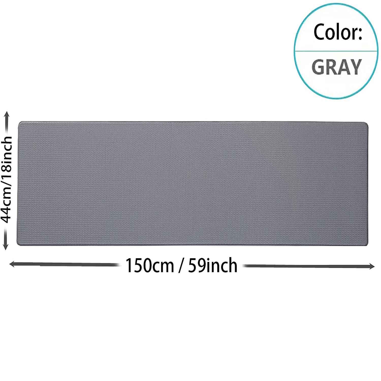 150cm Kitchen Anti-Skid Anti Fatigue Pu Leather Floor mat, Kitchen Rug - John Cootes