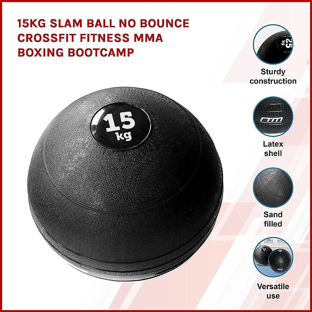 15kg Slam Ball No Bounce Crossfit Fitness MMA Boxing BootCamp - John Cootes