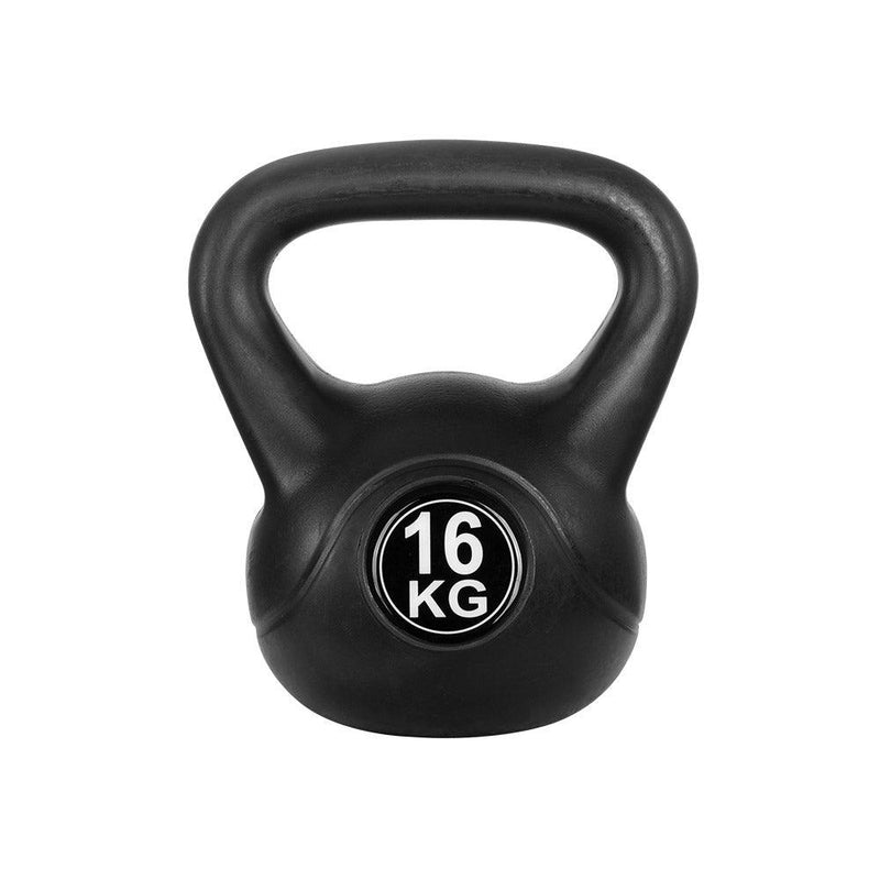 16KG Kettlebell Kettle Bell Weight Kit Fitness Exercise Strength Training - John Cootes