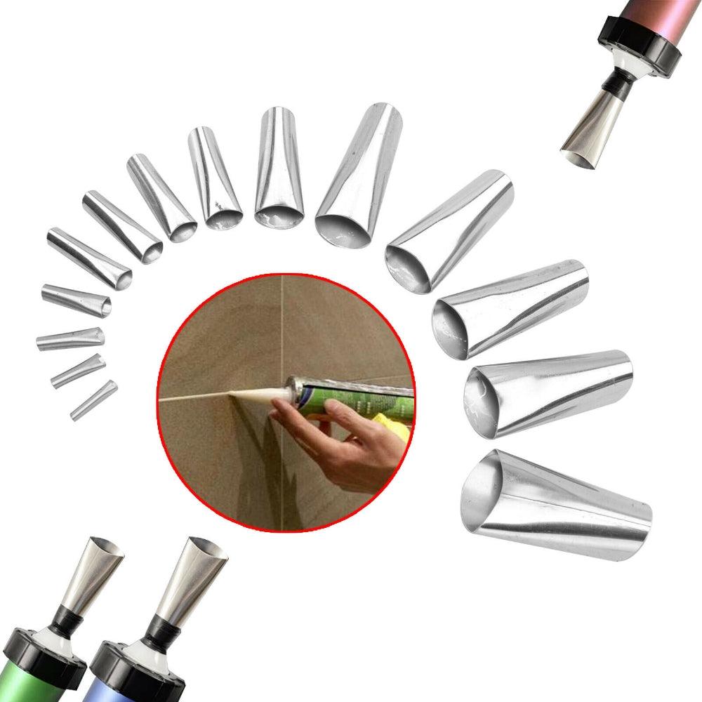 17 Caulking Finisher Caulk Nozzle Applicator Sealant Finishing Scraper Tools - John Cootes