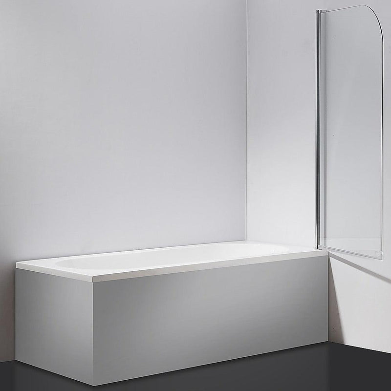 180° Pivot Door 6mm Safety Glass Bath Shower Screen 800x1400mm By Della Francesca - John Cootes