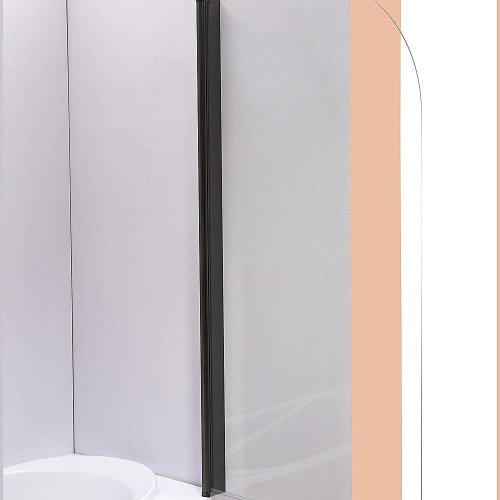 180° Pivot Door 6mm Safety Glass Bath Shower Screen 800x1400mm By Della Francesca - John Cootes