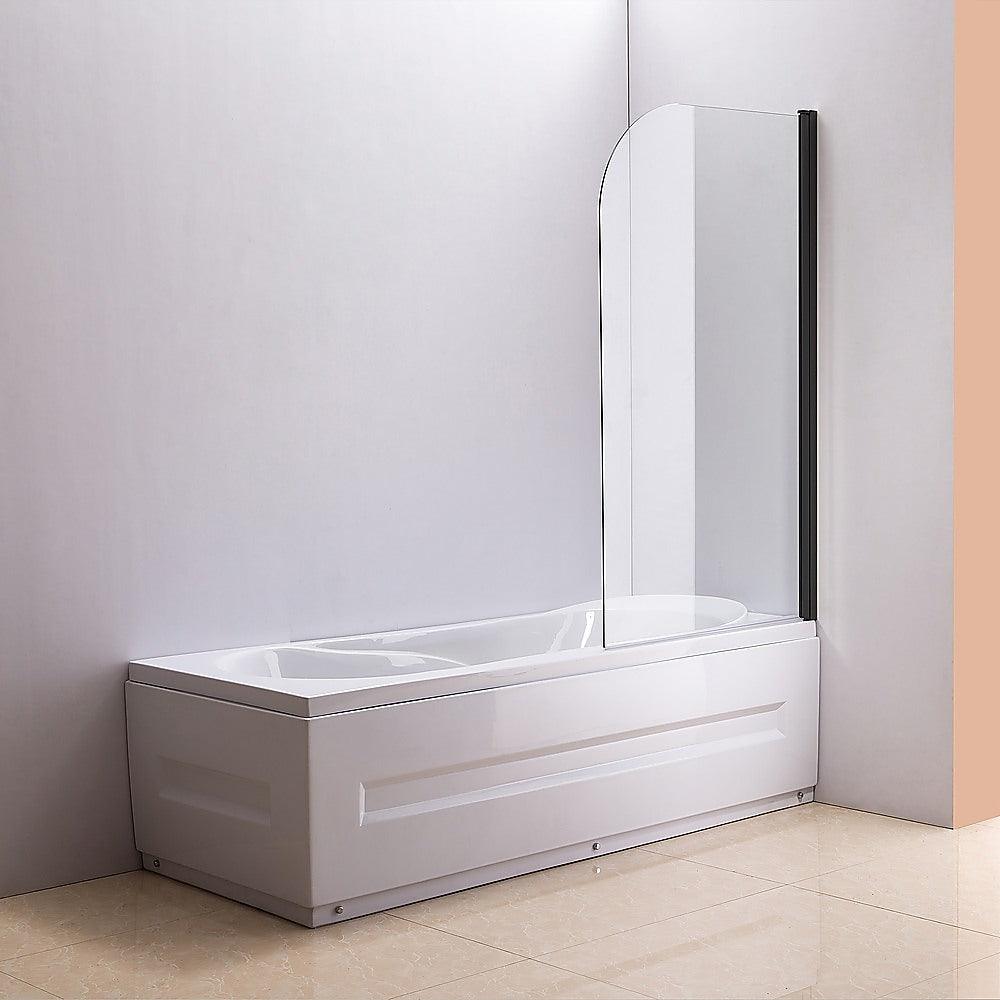 180° Pivot Door 6mm Safety Glass Bath Shower Screen 900x1400mm By Della Francesca - John Cootes