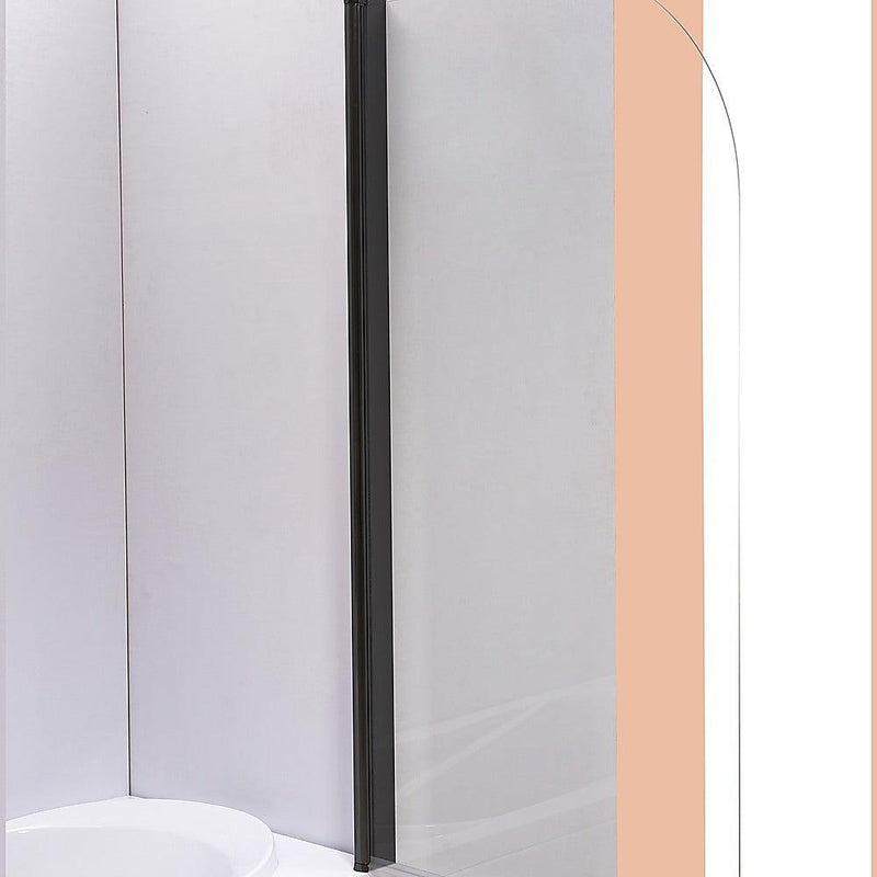180° Pivot Door 6mm Safety Glass Bath Shower Screen 900x1400mm By Della Francesca - John Cootes