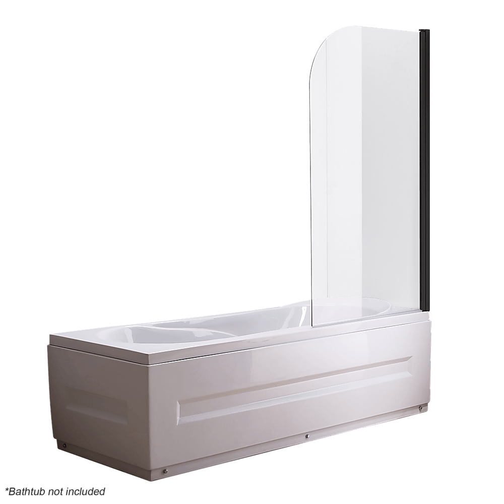 180° Pivot Door 6mm Safety Glass Bath Shower Screen 900x1400mm By Della Francesca - John Cootes