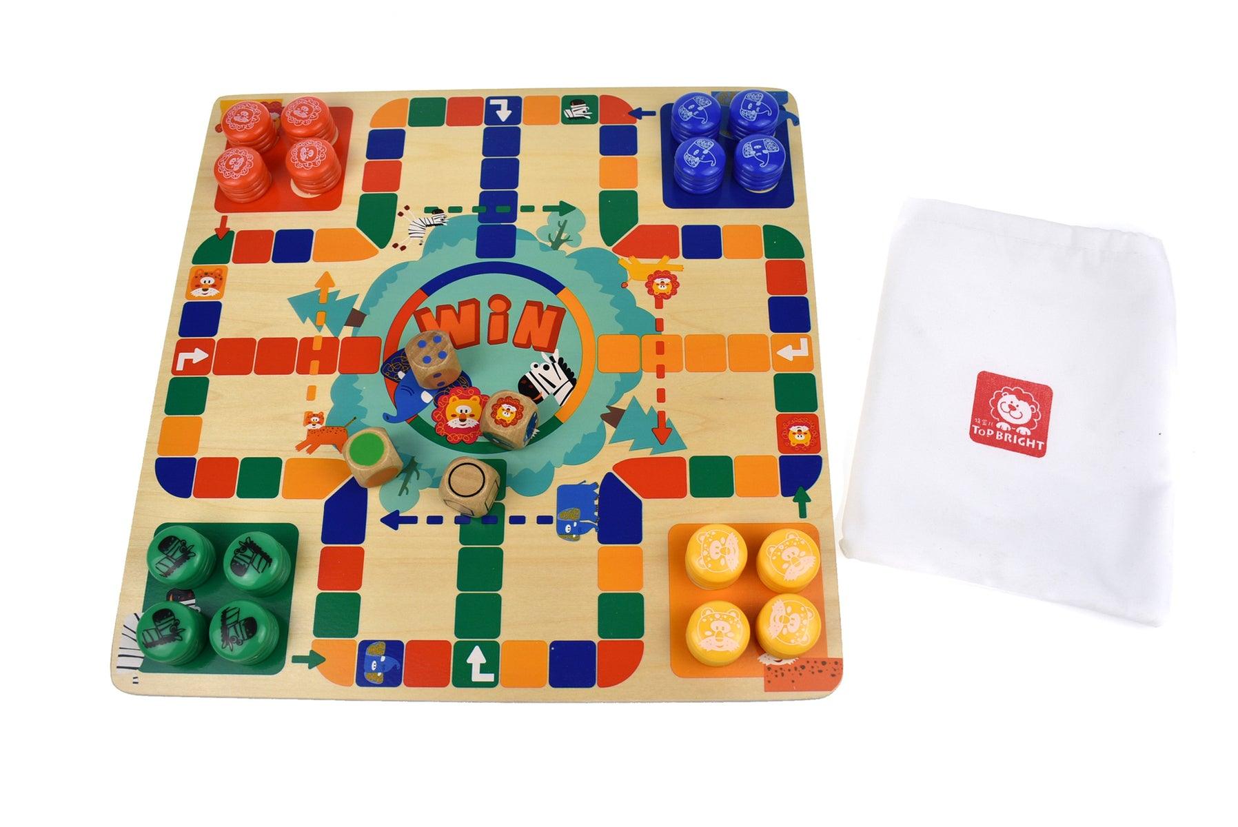 2 IN 1 ANIMAL LUDO GAME - John Cootes