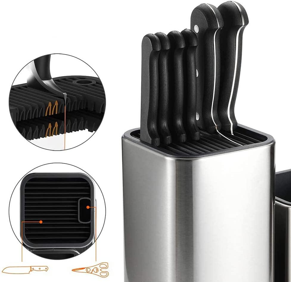 2 in 1 Stainless steel knife holder for kitchen - John Cootes