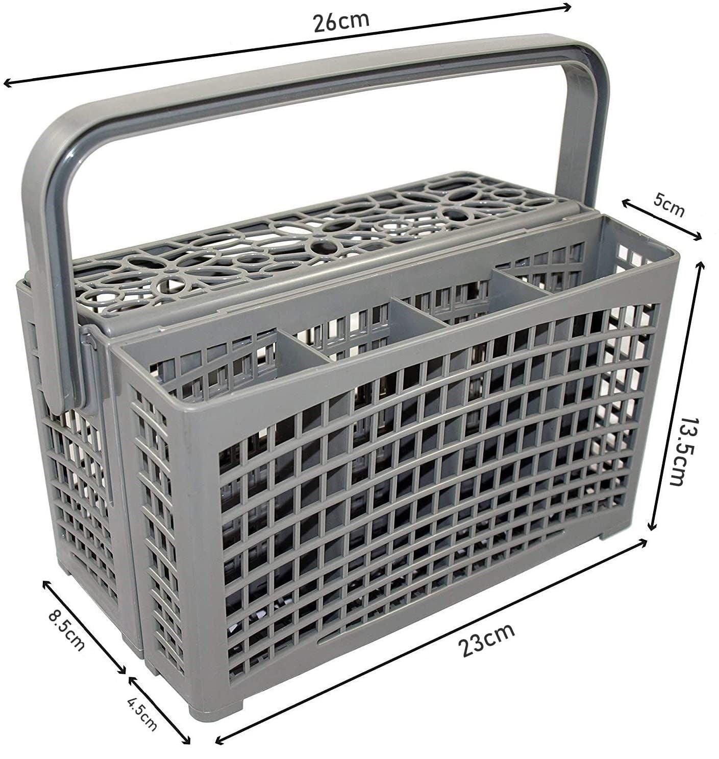 2 in 1 Universal Dishwasher Cutlery Basket (24 x 13 x 13 cm) - John Cootes