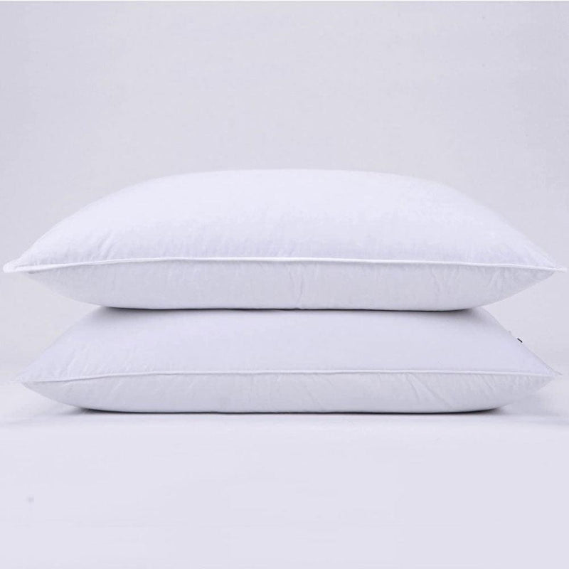 2 Premium Hotel 950g Pillows 74CM x 48CM Pillows Breathable Cotton - John Cootes