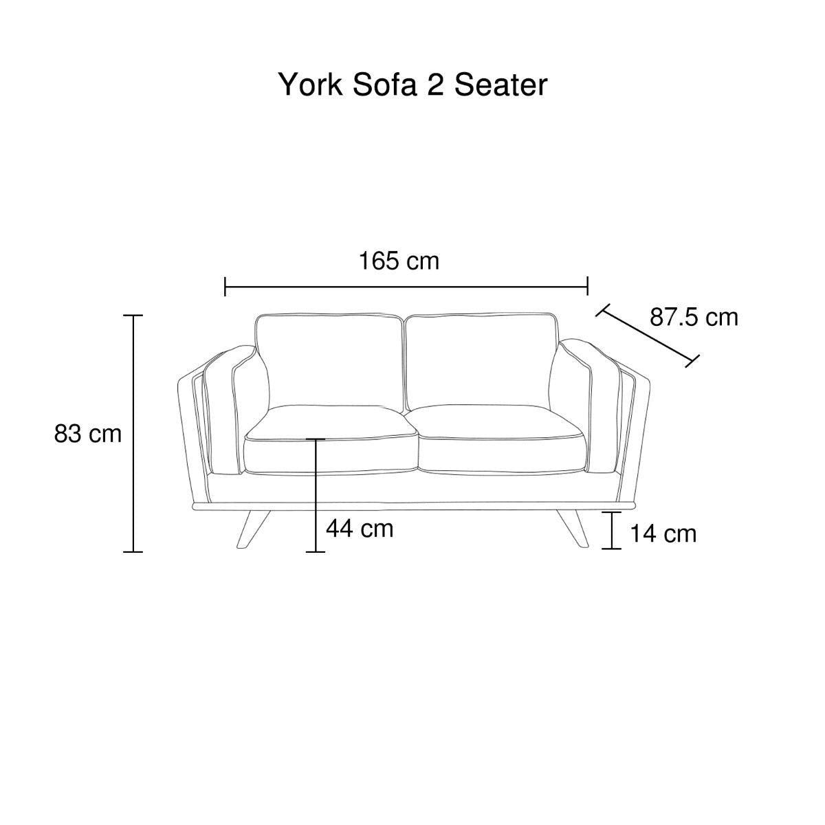 2 Seater Faux Leather Sofa Brown Modern Lounge Set for Living Room Couch with Wooden Frame - John Cootes