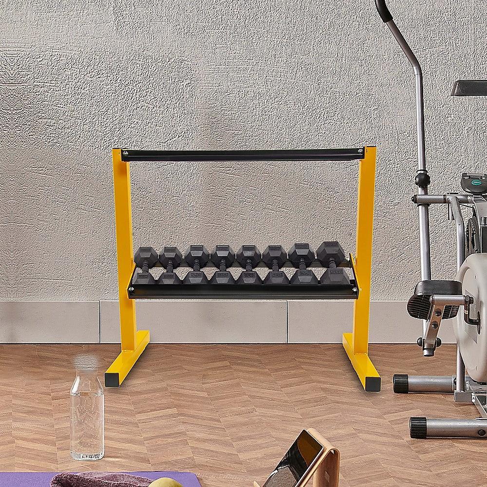 2 Tier Dumbbell Rack for Dumbbell Weights Storage - John Cootes