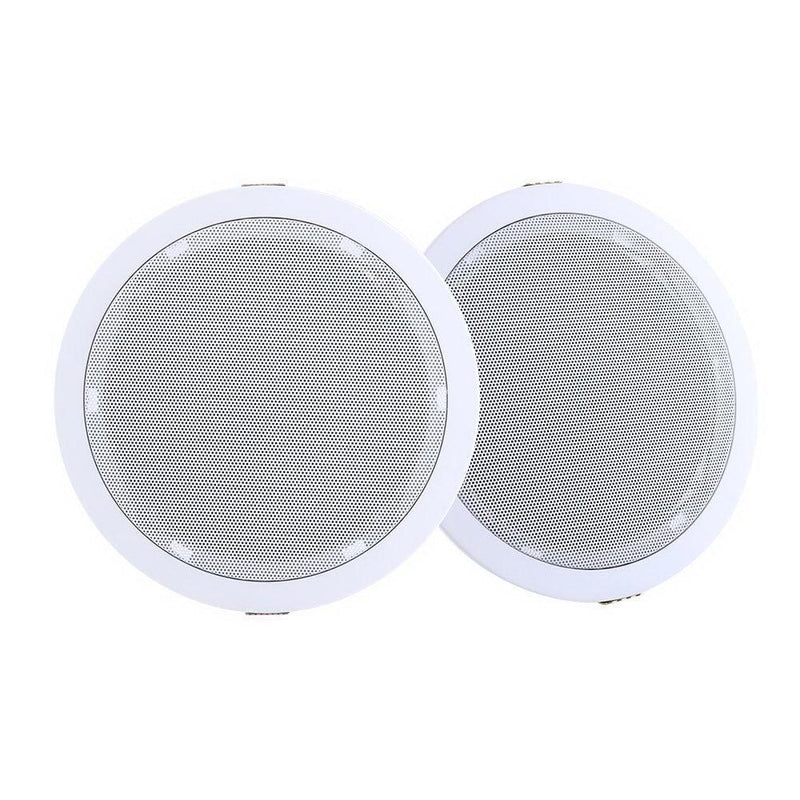 2 x 6'' In Ceiling Speakers Home 80W Speaker Theatre Stereo Outdoor Multi Room - John Cootes