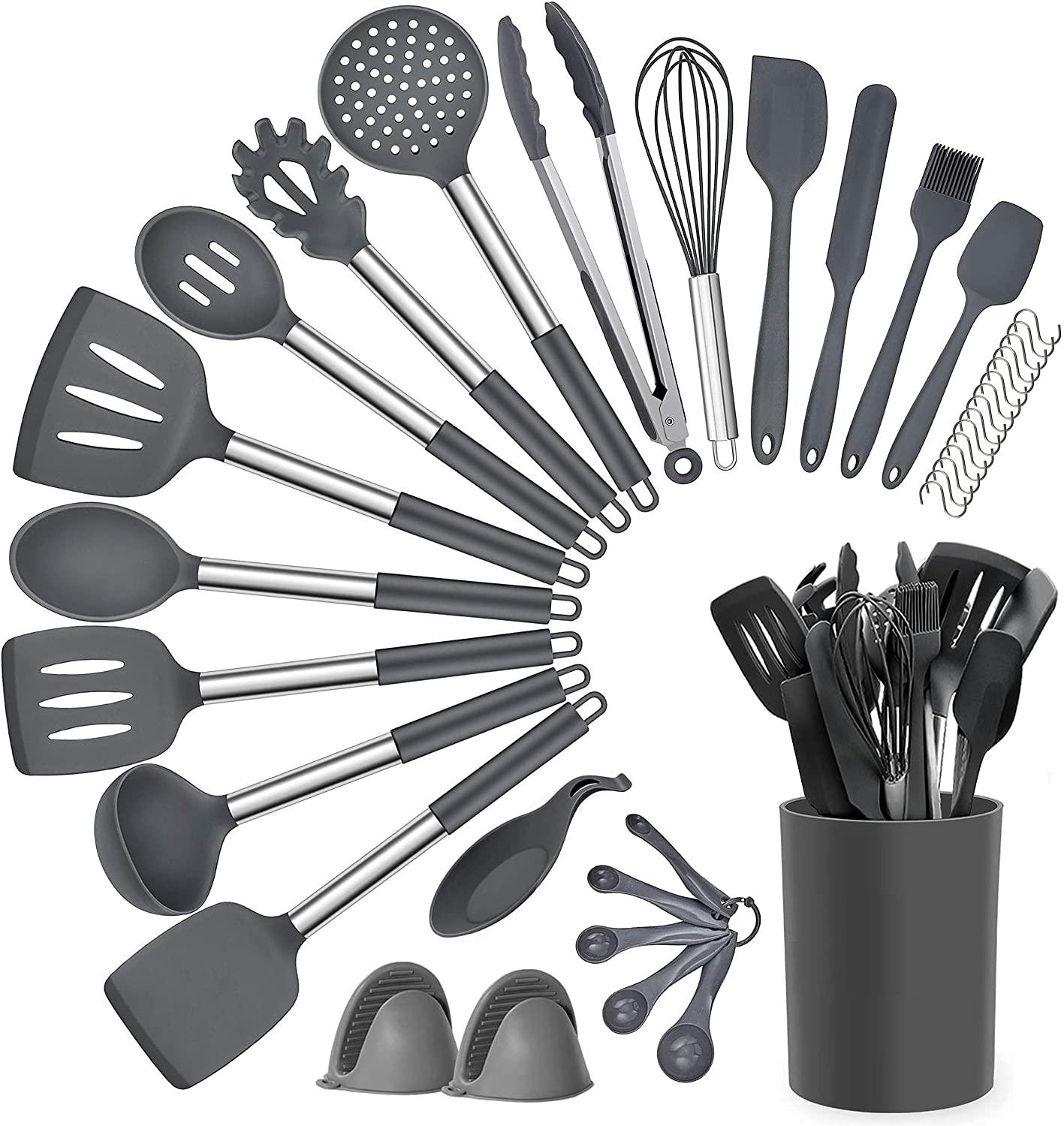 20 Pcs Silicone Cooking Utensil Set for Kitchen (BPA Free) - John Cootes