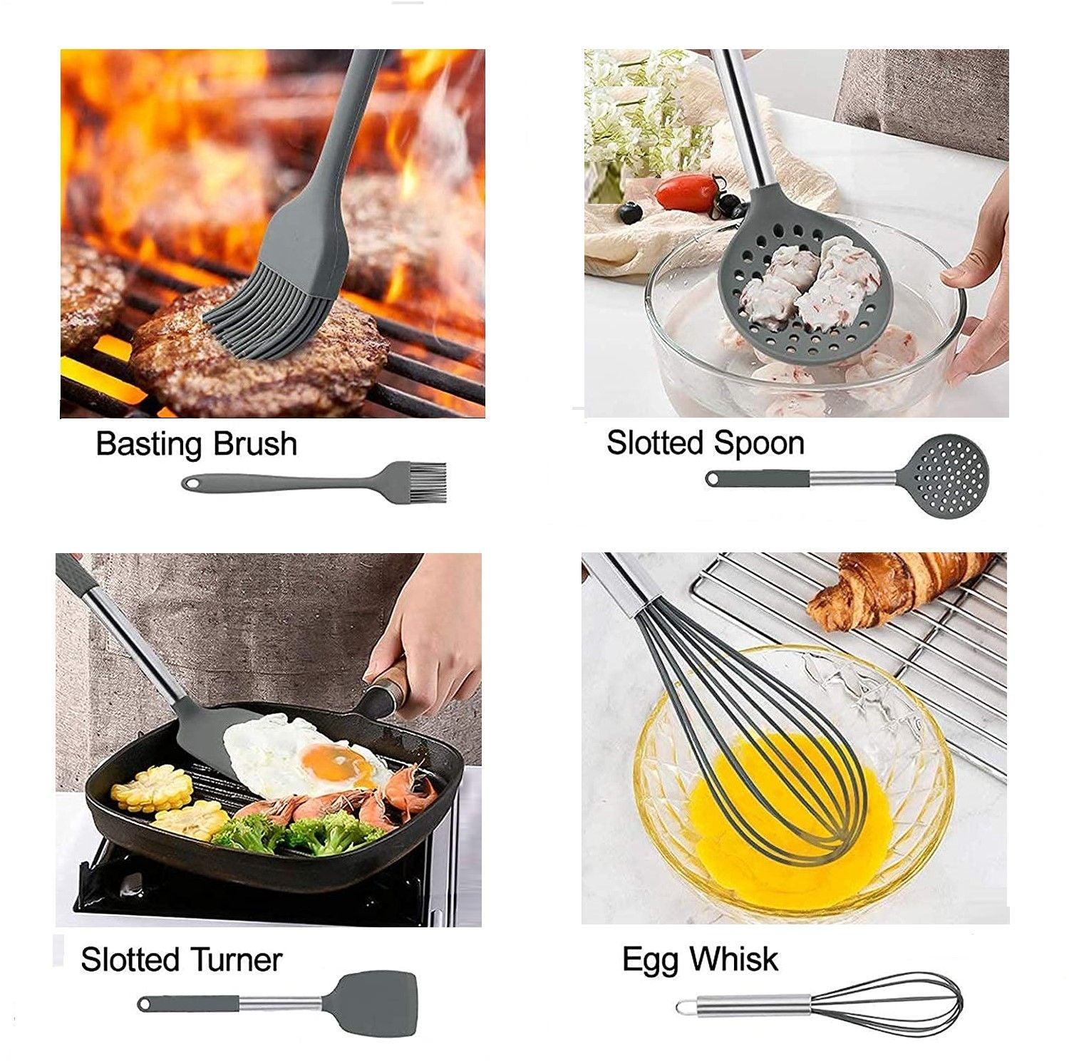 20 Pcs Silicone Cooking Utensil Set for Kitchen (BPA Free) - John Cootes