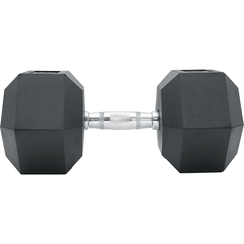 20KG Commercial Rubber Hex Dumbbell Gym Weight - John Cootes