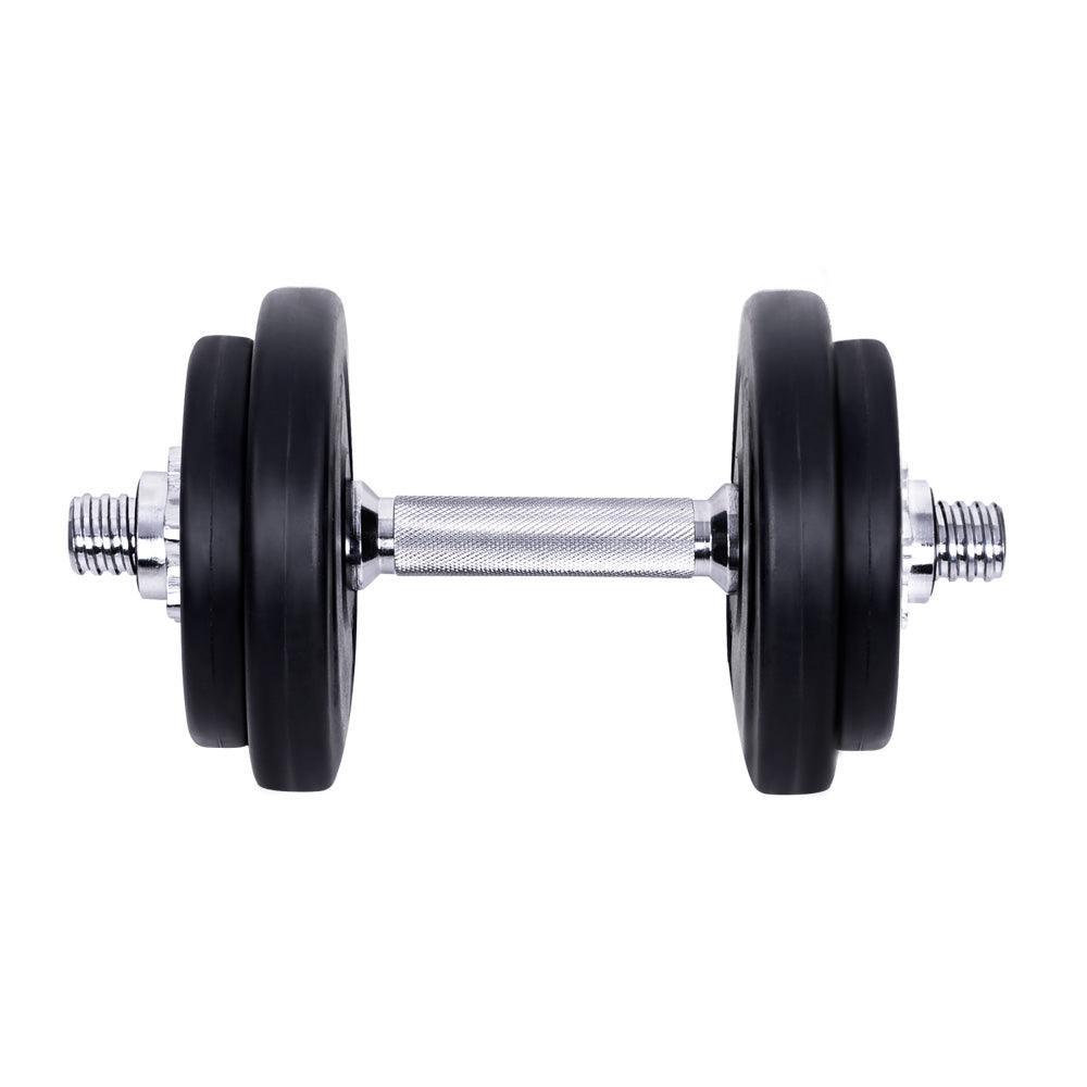 20KG Dumbbells Dumbbell Set Weight Training Plates Home Gym Fitness Exercise - John Cootes