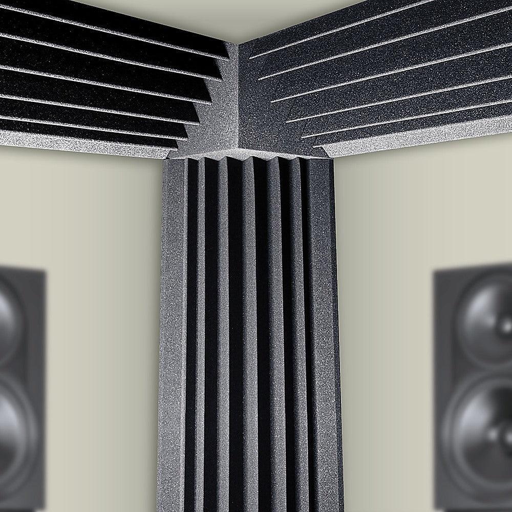 20pcs Studio Acoustic Foam Corner Bass Trap Sound Absorption Treatment Proofing - John Cootes