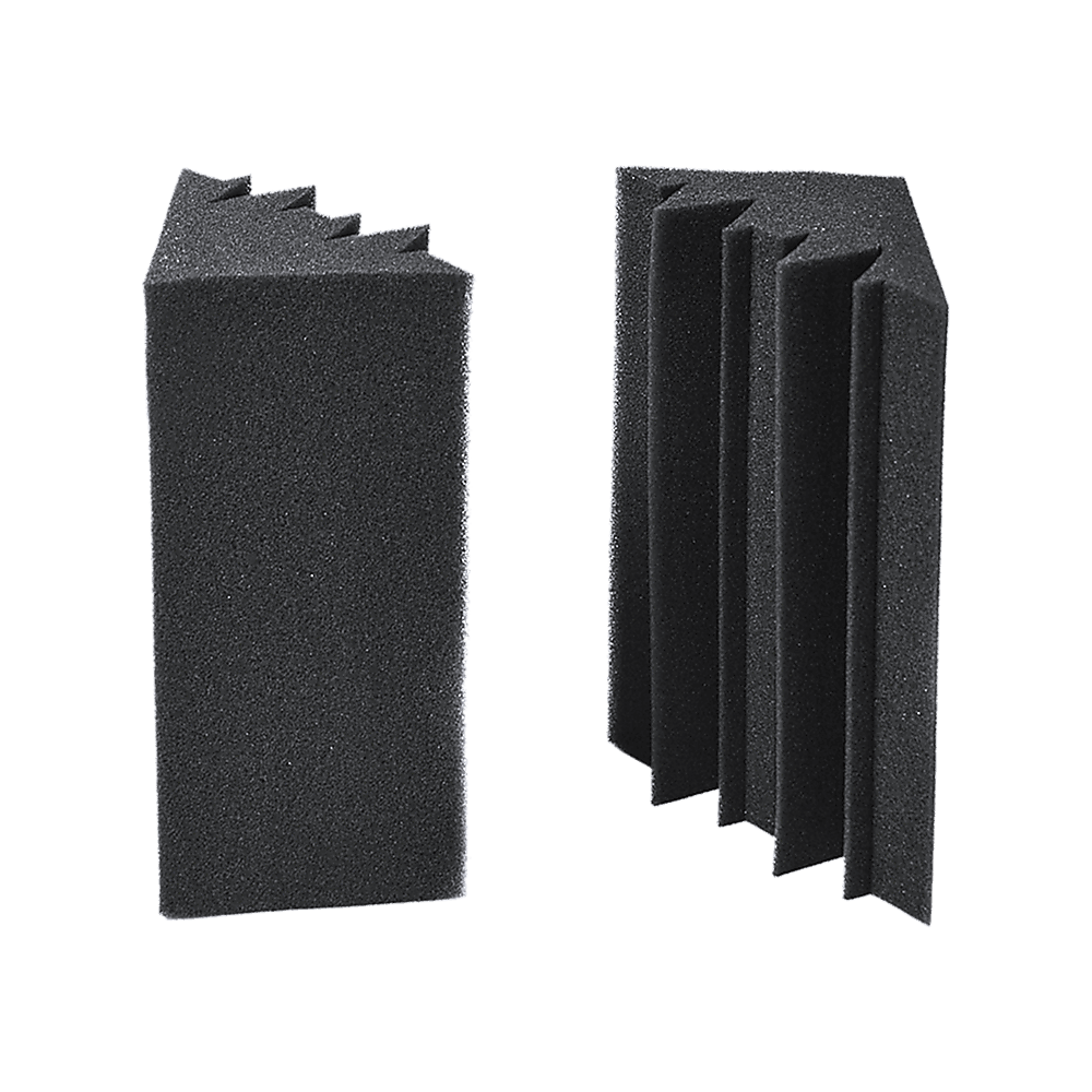 20pcs Studio Acoustic Foam Corner Bass Trap Sound Absorption Treatment Proofing - John Cootes