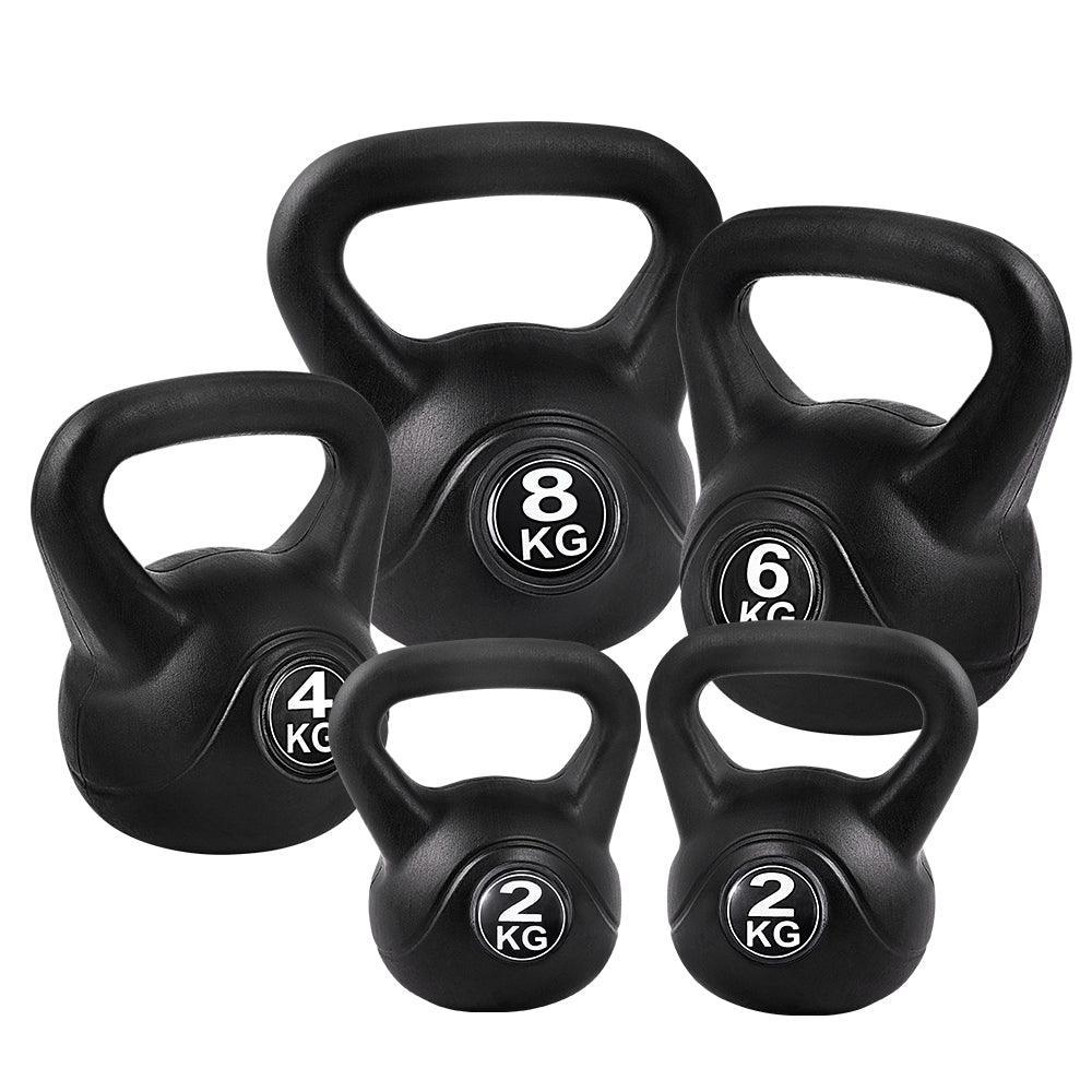 22kg Kettlebell Kettlebells Set Kettle Bell Bells Kit Weight Fitness Exercise - John Cootes