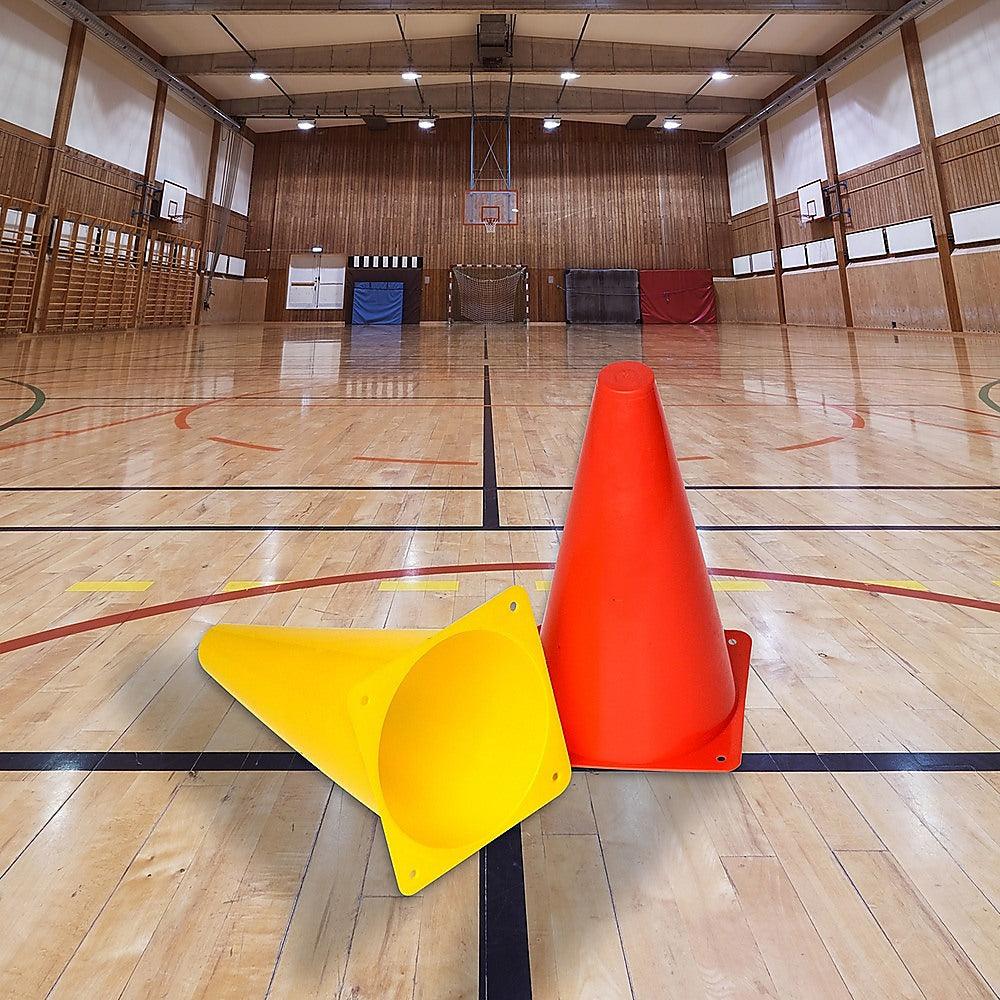 230mm Training Cones Set Witches Hat Football Soccer Rugby Traffic - John Cootes