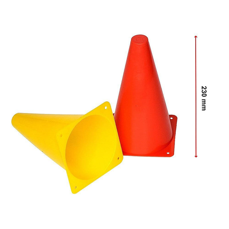 230mm Training Cones Set Witches Hat Football Soccer Rugby Traffic - John Cootes