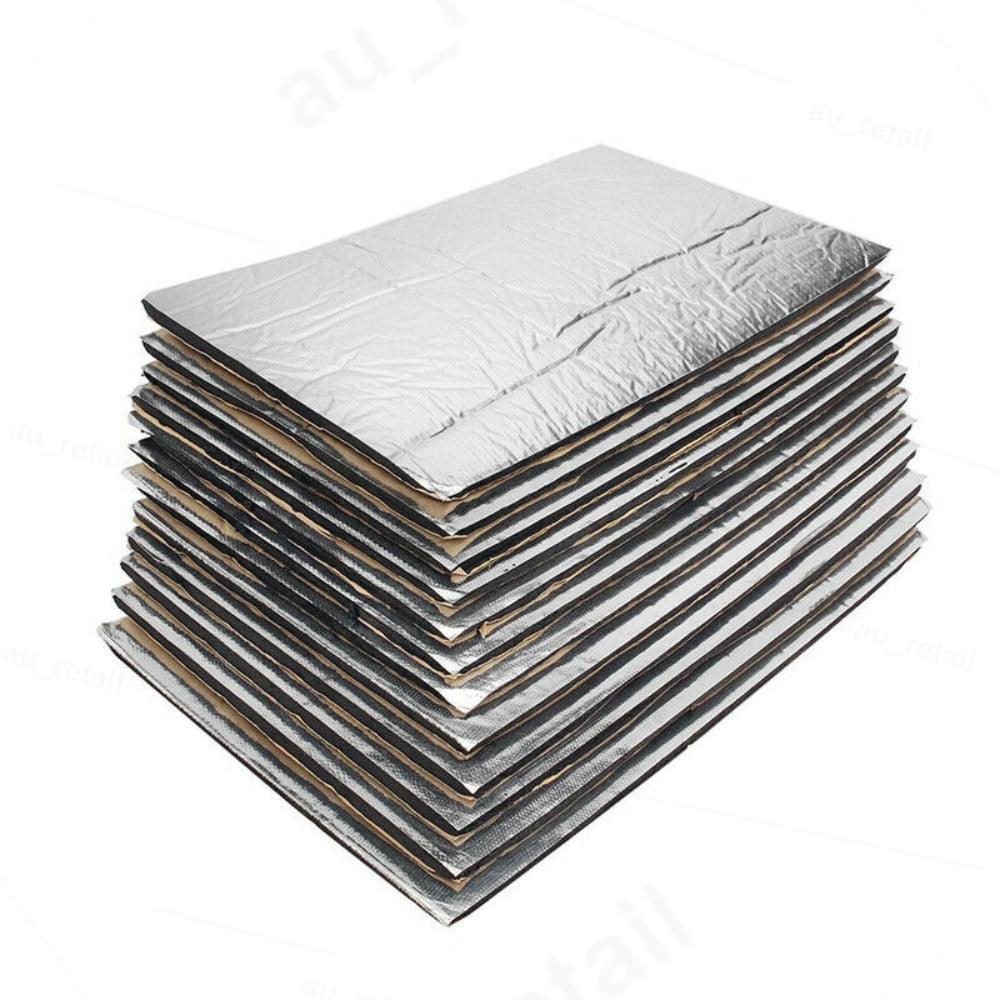 24 Sheet Self-adhesive Sound Deadener Heat Shield Insulation Deadening Mat - John Cootes