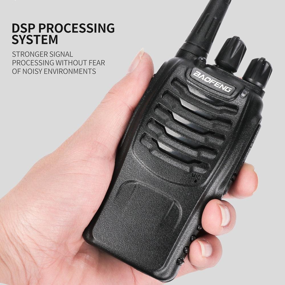 2pcs Walkie Talkie BF-888S Handheld Two-Way Radio UHF 400-470MHz 5W - John Cootes