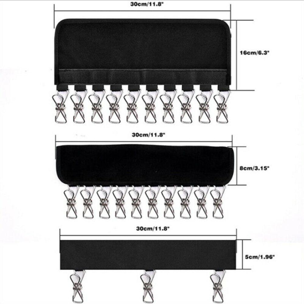 2X 10 Clips Door Cap Rack Baseball Hat Holder Closet Hanger Storage Organizer - John Cootes