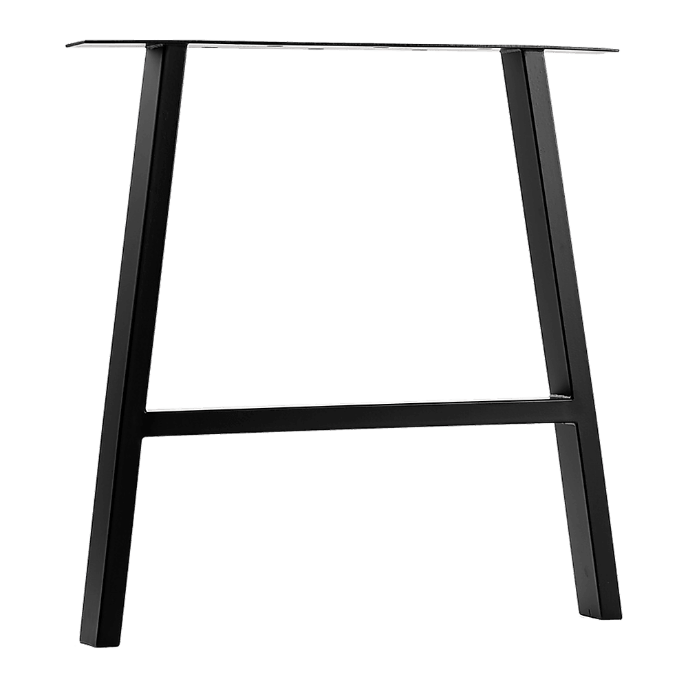 2x Rustic Dining Table Legs Steel Industrial Vintage 71cm - John Cootes