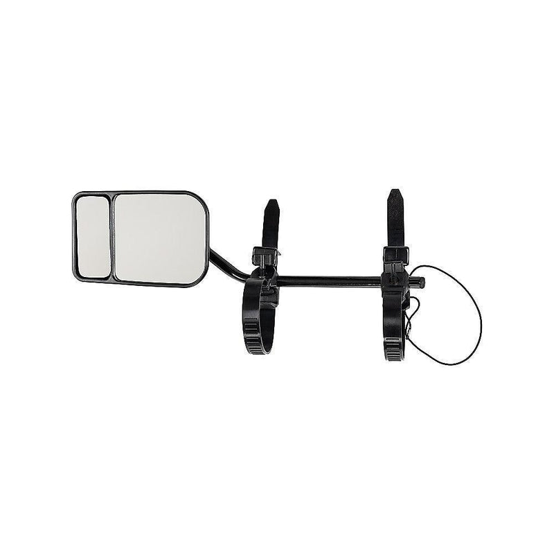 2x Towing Mirrors Pair Clip on Multi Fit Clamp On Towing Caravan 4X4 Trailer - John Cootes