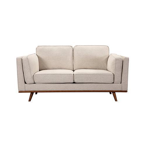 3+2+1 Seater Sofa Beige Fabric Lounge Set for Living Room Couch with Wooden Frame - John Cootes