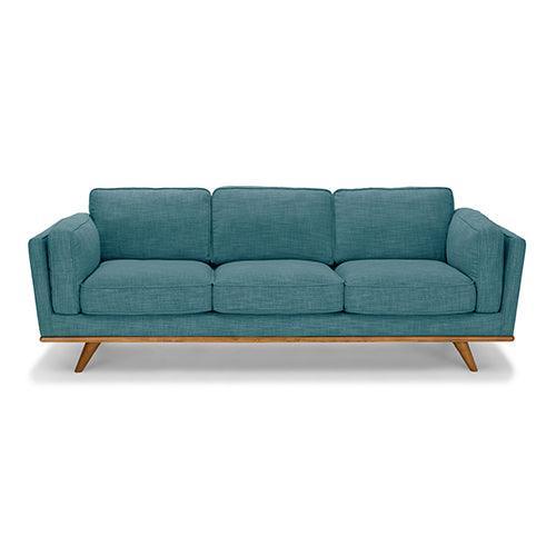3+2 Seater Sofa Teal Fabric Lounge Set for Living Room Couch with Wooden Frame - John Cootes