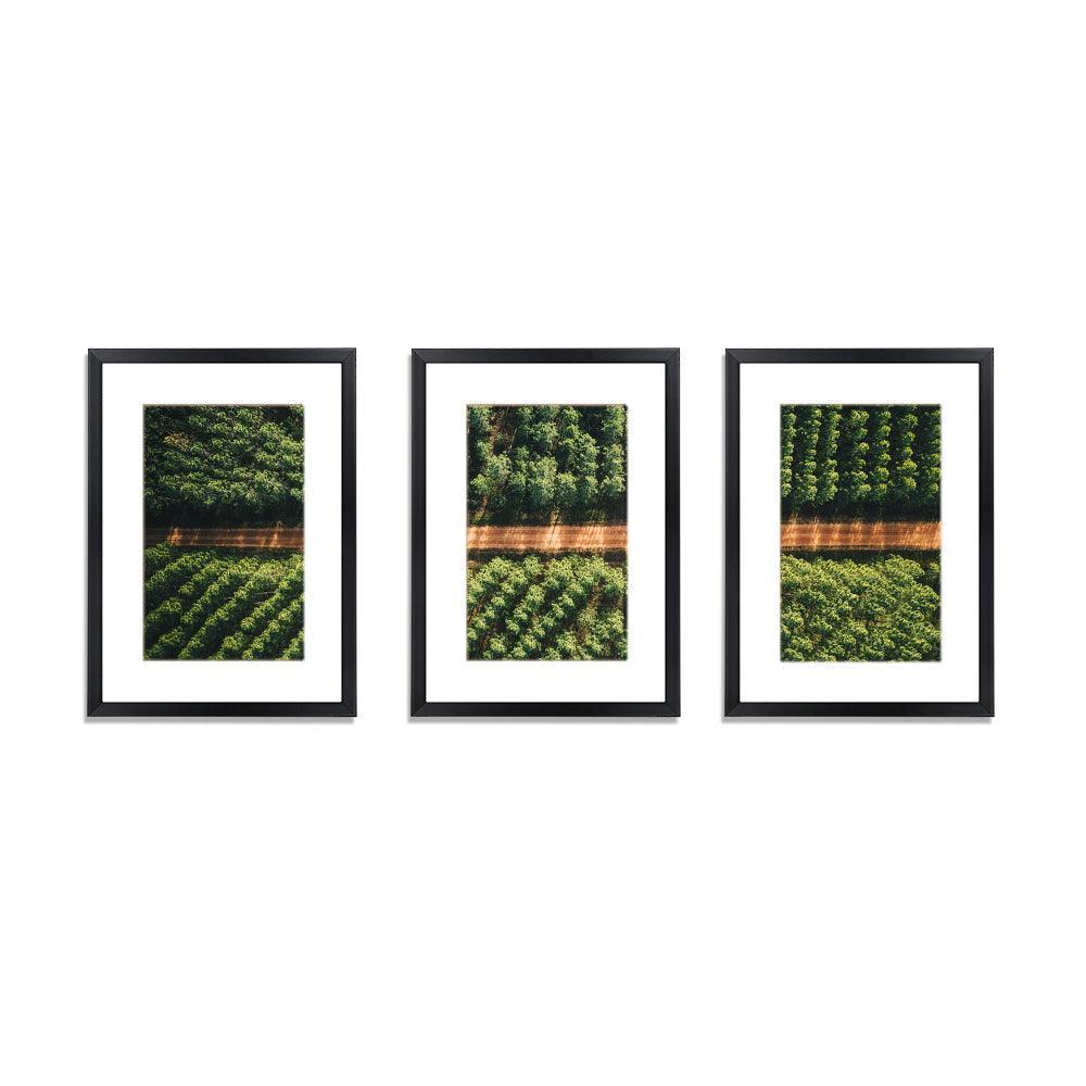 3 PCS Photo Frame Wall Set A3 Picture Home Decor Art Gift Present Black - John Cootes