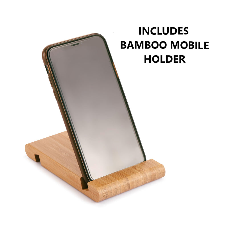 3 Pieces Bamboo Cutting Board with Juice Groove and Mobile Holder included for Home Kitchen - John Cootes