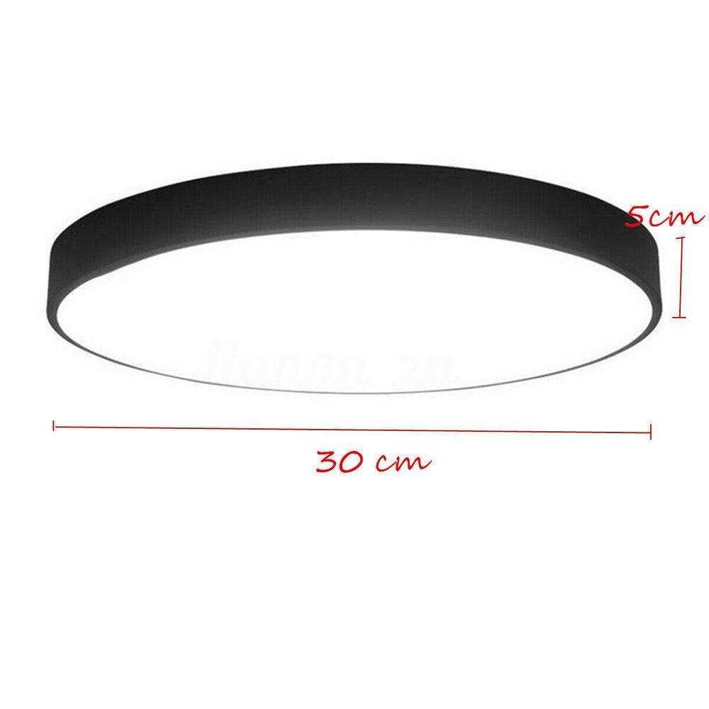 30CM LED Ceiling Light Modern Surface Mount Flush Panel Downlight Ultra-thin - John Cootes