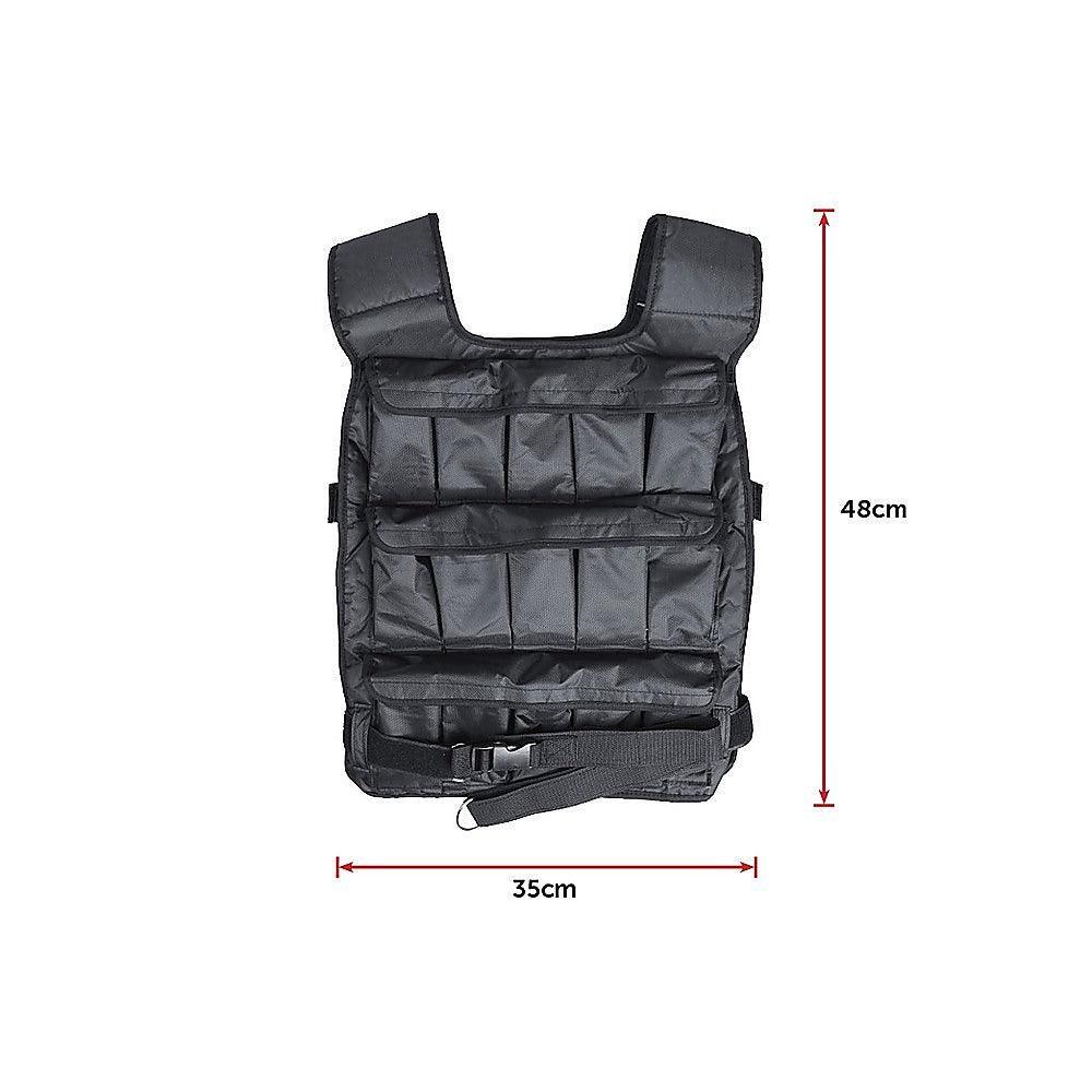 30Kg Adjustable Weighted Training Vest - John Cootes