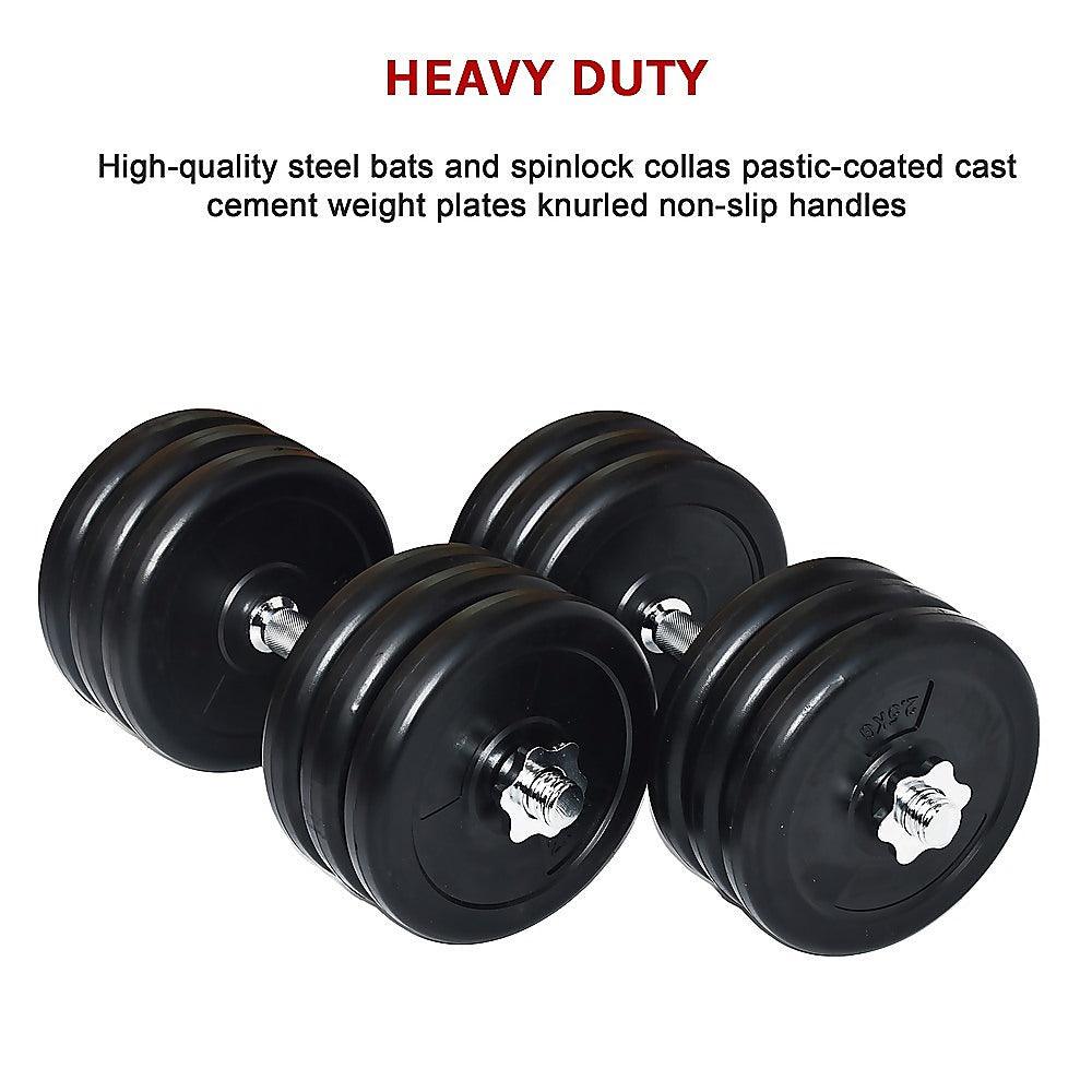 35KG Dumbbell Adjustable Weight Set - John Cootes