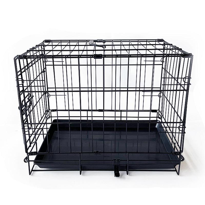 36" Pet Dog Cage Kennel Metal Crate Enlarged Thickened Reinforced Pet Dog House - John Cootes